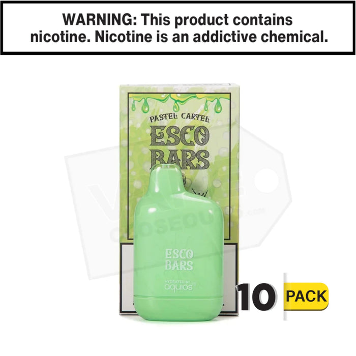esco bars h2o vape Green Apple Aquios Esco Bar Disposable Vape