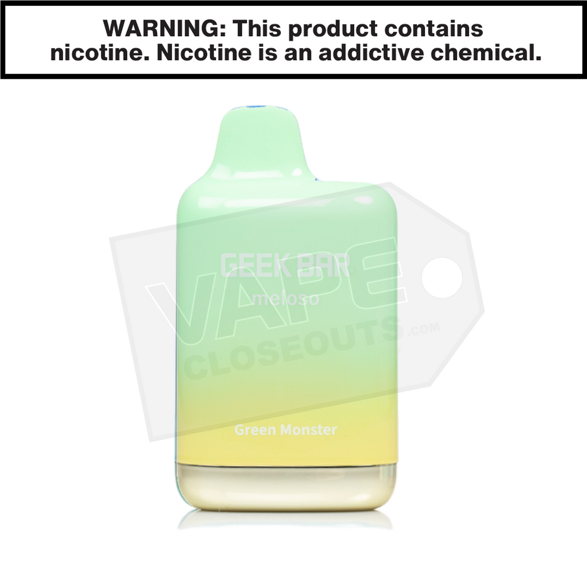 Green Monster Geek Bar Meloso Max Disposable Vape Green Monster Geek Bar Meloso Max Disposable Vape