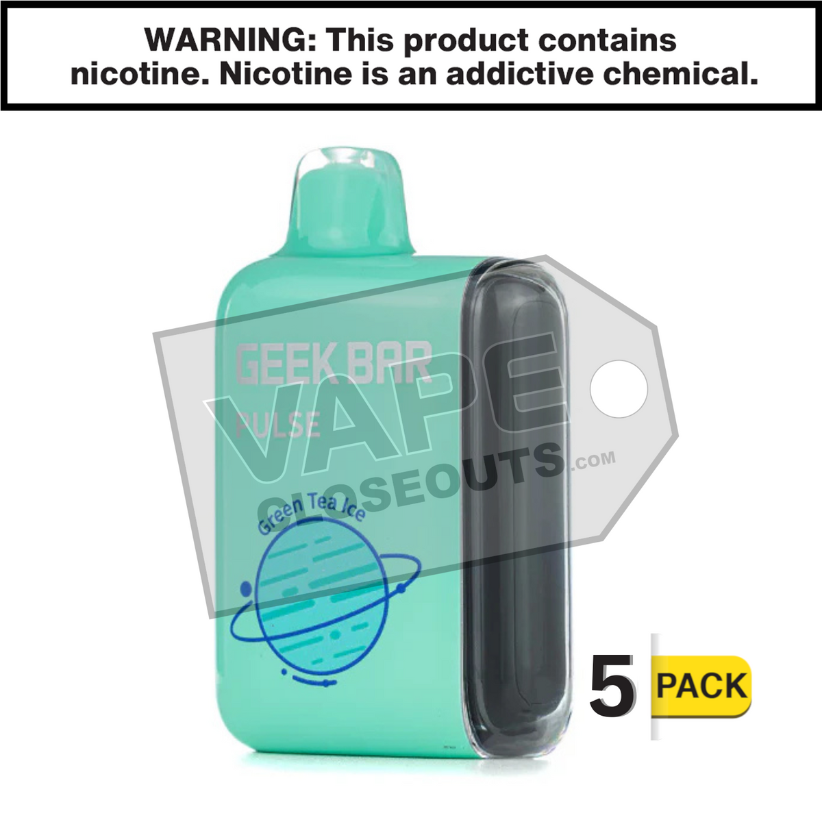 Green Tea Ice Geek Bar Pulse Disposable Vape Green Tea Ice Geek Bar Pulse Disposable Vape
