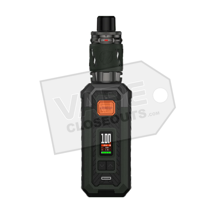 Green Vaporesso Armour S 100W Box Mod Starter Kit