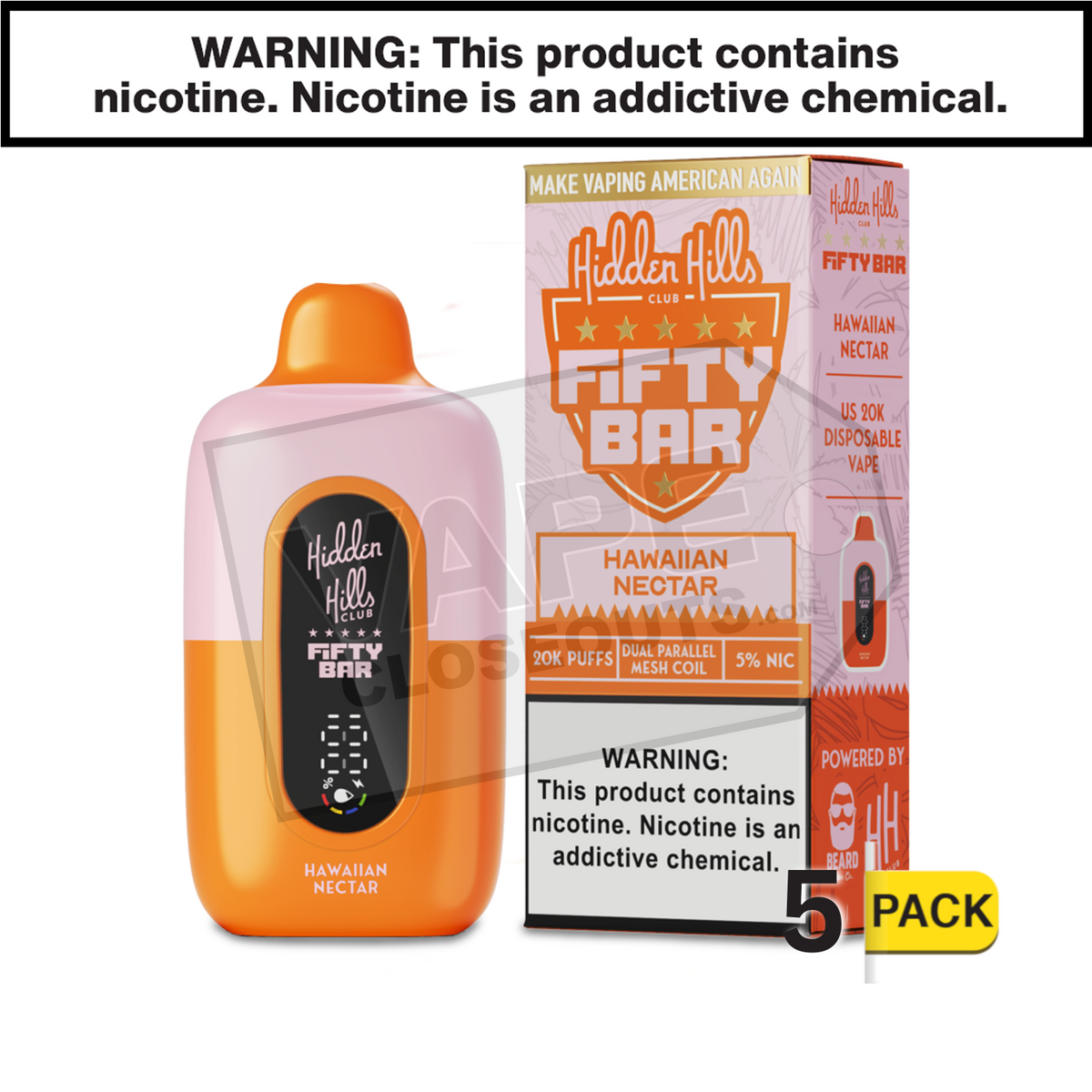 fifty bar vape hawaiian nectar Hawaiian Nectar vape