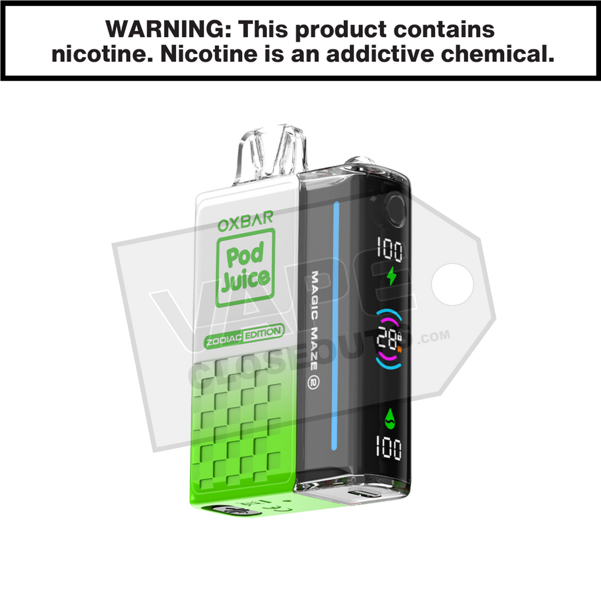 Jewel Mint Oxbar Magic Maze 2 30K Disposable Vape Jewel Mint Oxbar Magic Maze 2 30K Disposable Vape