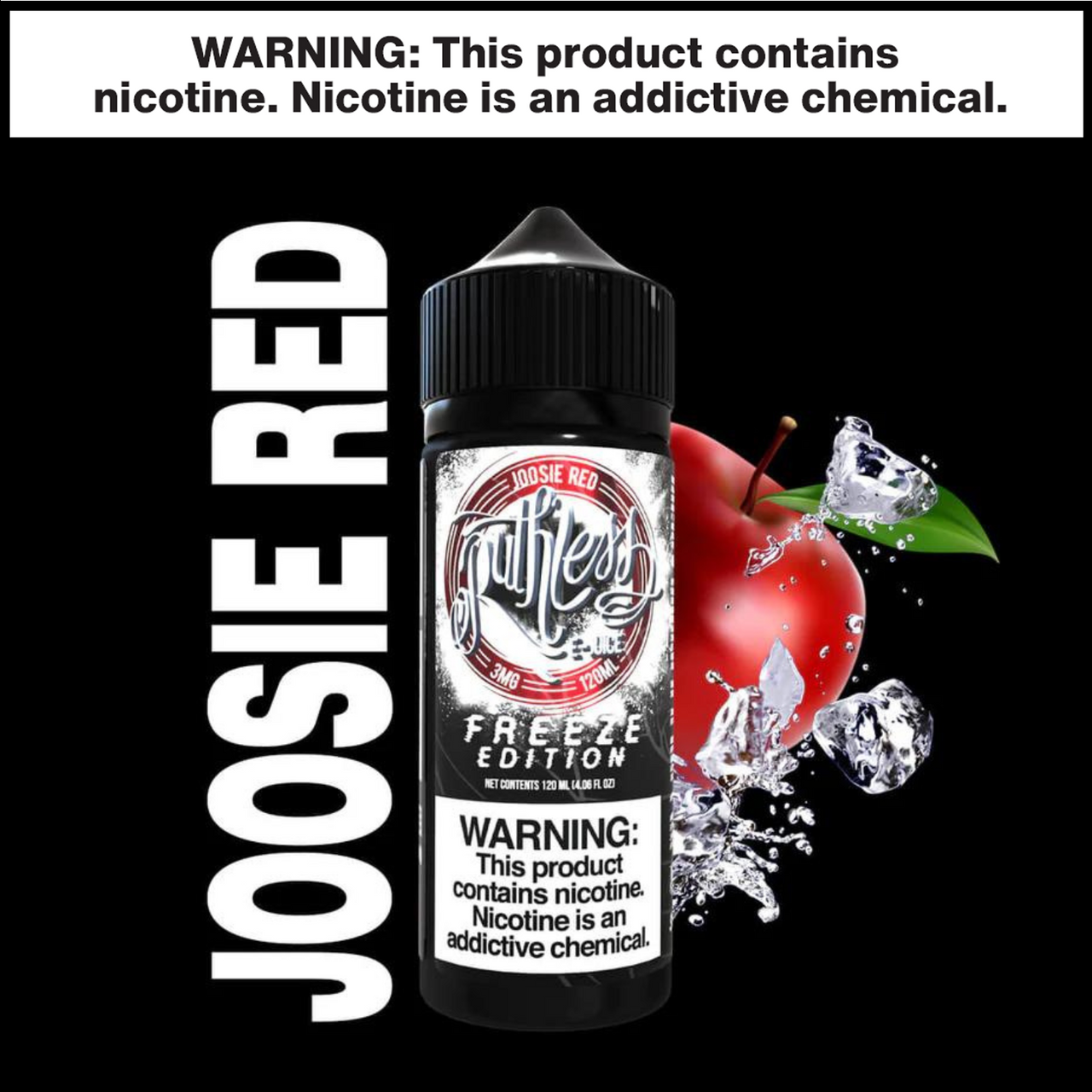 Joosie Red Freeze Ruthless eJuice 120mL Freebase