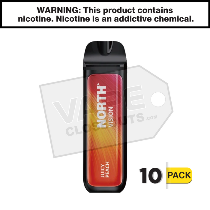 Juicy Peach North Vision 15k Disposable Vape Juicy Peach North Vision 15k Disposable Vape