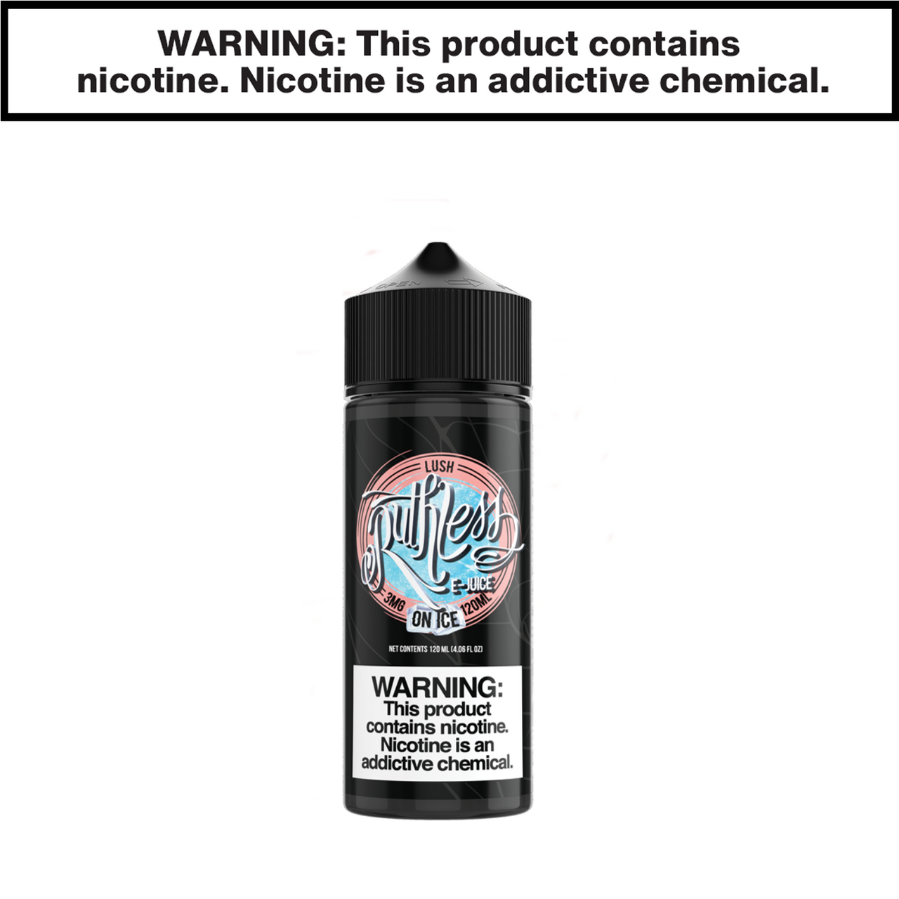 Lush On Ice Ruthless eJuice 120mL Freebase