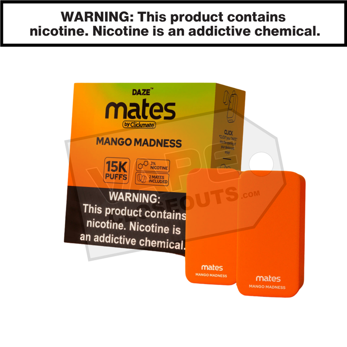 Mango Madness 7 Daze Clickmate Mates Pods 2% Nicotine
