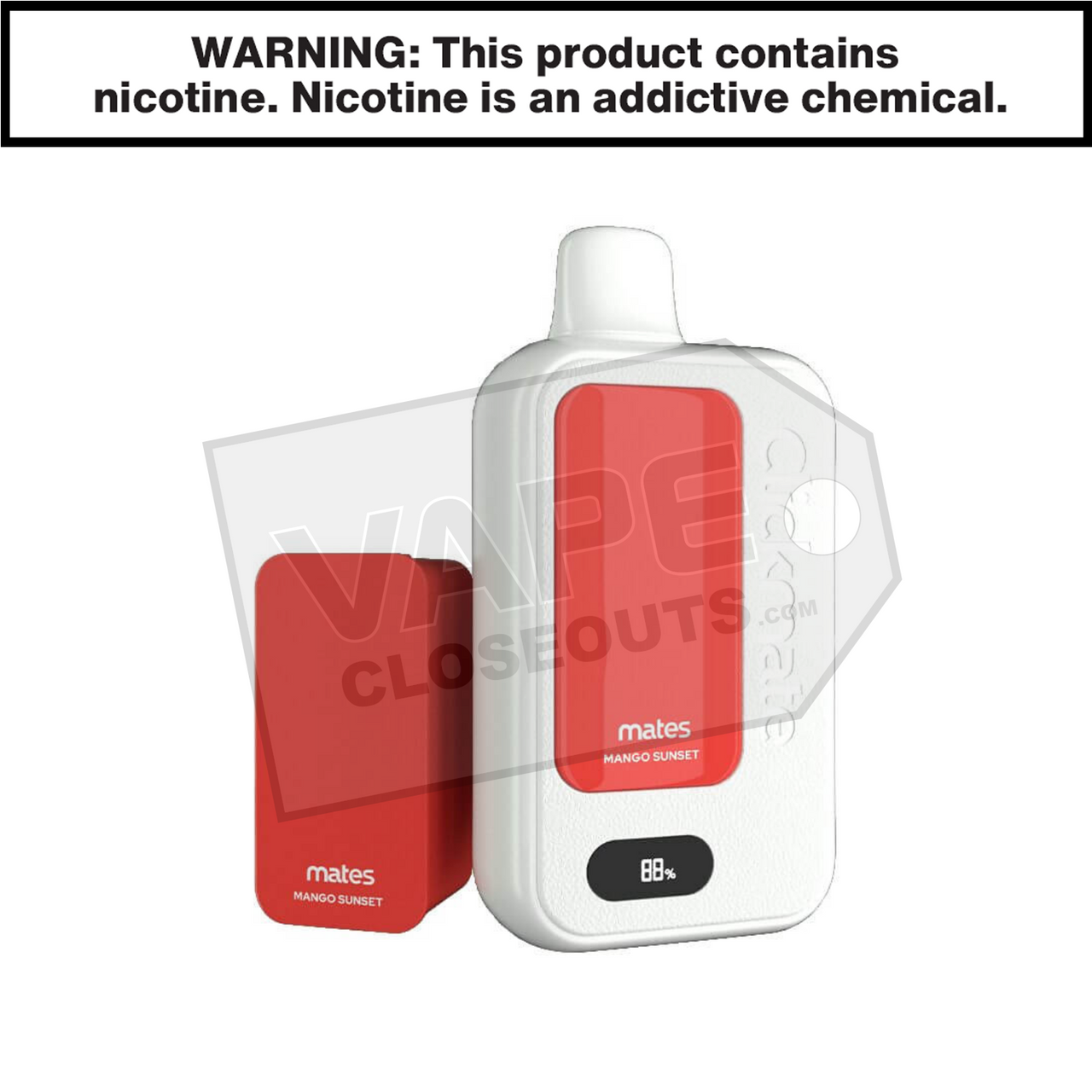 Mango Sunset Clickmate 15000 Disposable Vape Kit