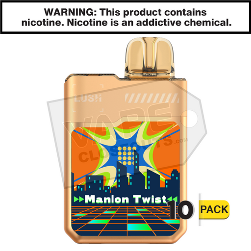 Manlon Twist Geek Bar Digiflavor Lush 20K Disposable Vape 10 pack