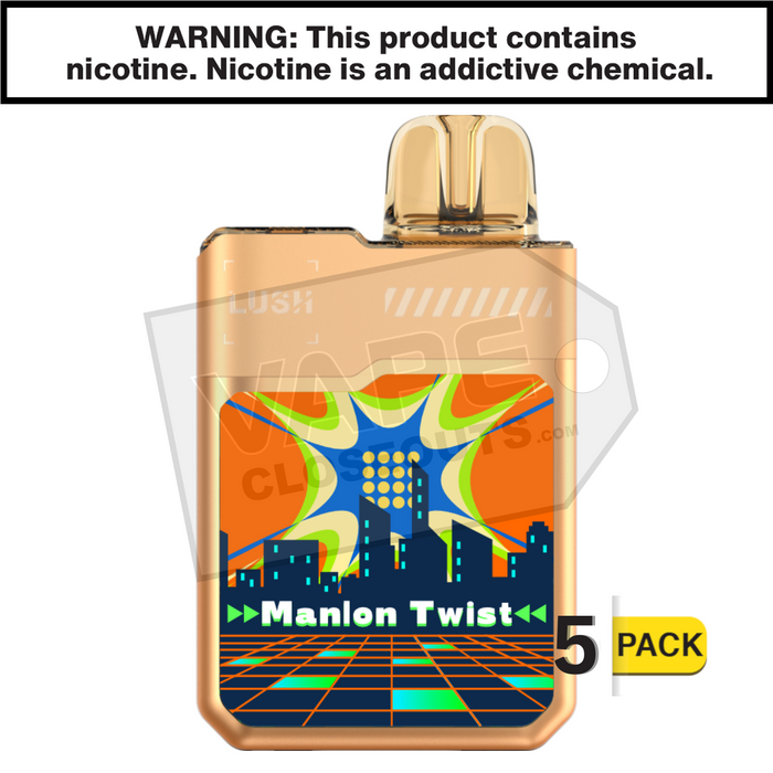 Manlon Twist Geek Bar Digiflavor Lush 20K Disposable Vape Manlon Twist Geek Bar Digiflavor Lush 20K Disposable Vape
