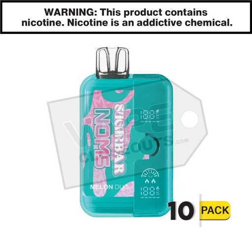 Sugarbar X Noms 18000 Disposable Vape - Low Price Leaders! VC Sugarbar X Noms 18000 Disposable Vape - Low Price Leaders! VC