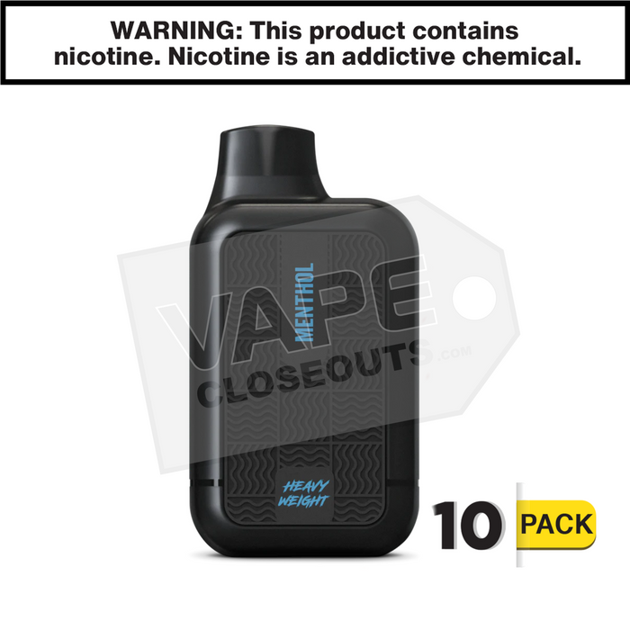 Menthol Tyson Vape - Heavyweight 2.0 Disposable by Mike Tyson Menthol Tyson Vape - Heavyweight 2.0 Disposable by Mike Tyson