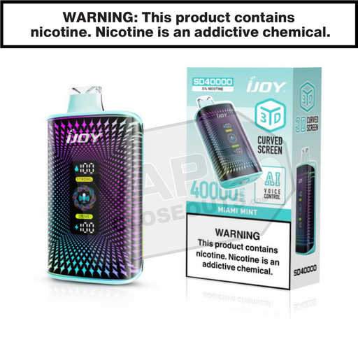 Miami Mint iJoy Bar SD40000 Disposable Vape
