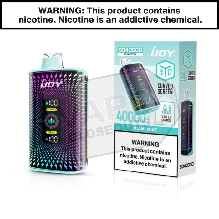 Miami Mint iJoy Bar SD40000 Disposable Vape Miami Mint iJoy Bar SD40000 Disposable Vape