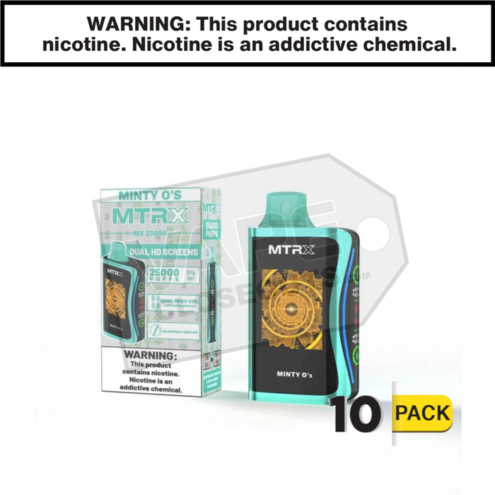 mtrx vape flavors Minty O's MTRX MX 25000 Disposable Vape