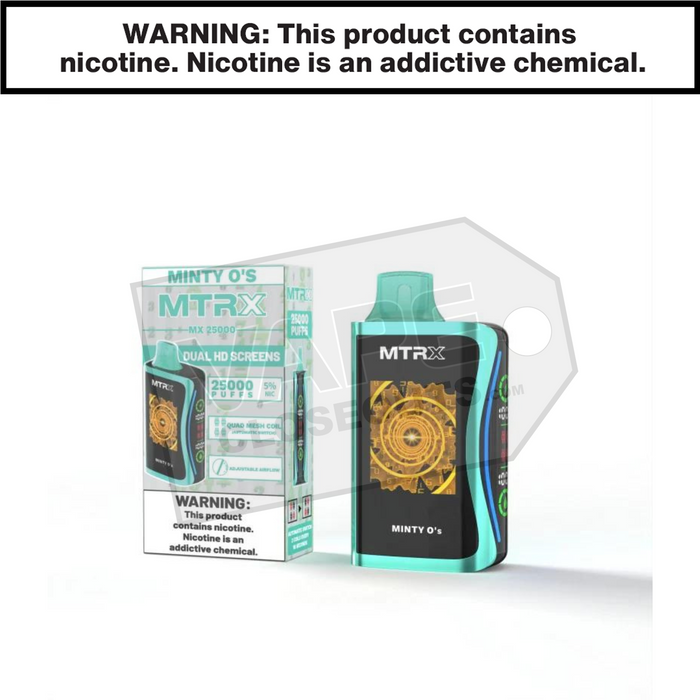Minty O's MTRX MX 25000 Disposable Vape Minty O's MTRX MX 25000 Disposable Vape