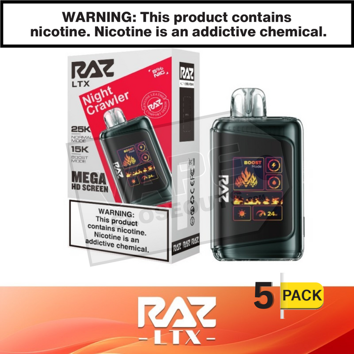 Night Crawler RAZ LTX 25K Disposable Vape