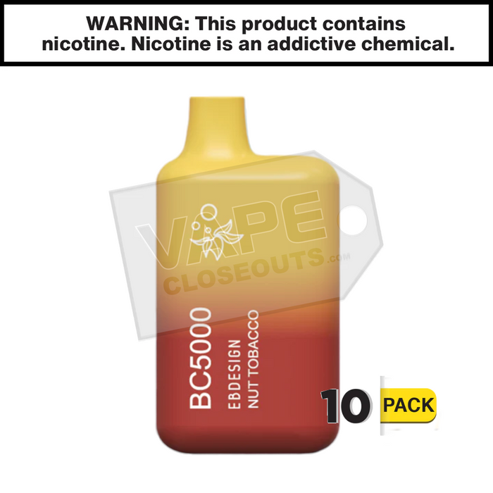 Nut Tobacco EBDESIGN | BC5000 Puff Elf Bar Disposable Vape Nut Tobacco EBDESIGN | BC5000 Puff Elf Bar Disposable Vape