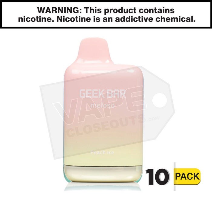 Peach Ice Geek Bar Meloso Max Disposable Vape Peach Ice Geek Bar Meloso Max Disposable Vape