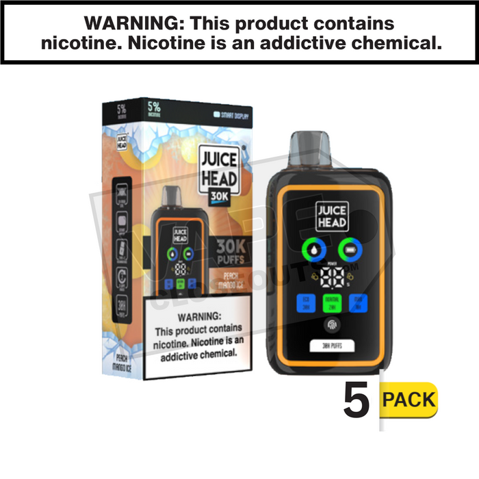 Peach Mango Ice Juice Head 30k Disposable Vape