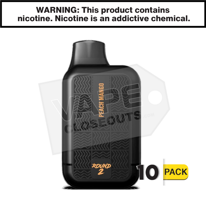 Peach Mango Tyson Vape Round 2 Disposable by Mike Tyson Peach Mango Tyson Vape Round 2 Disposable by Mike Tyson