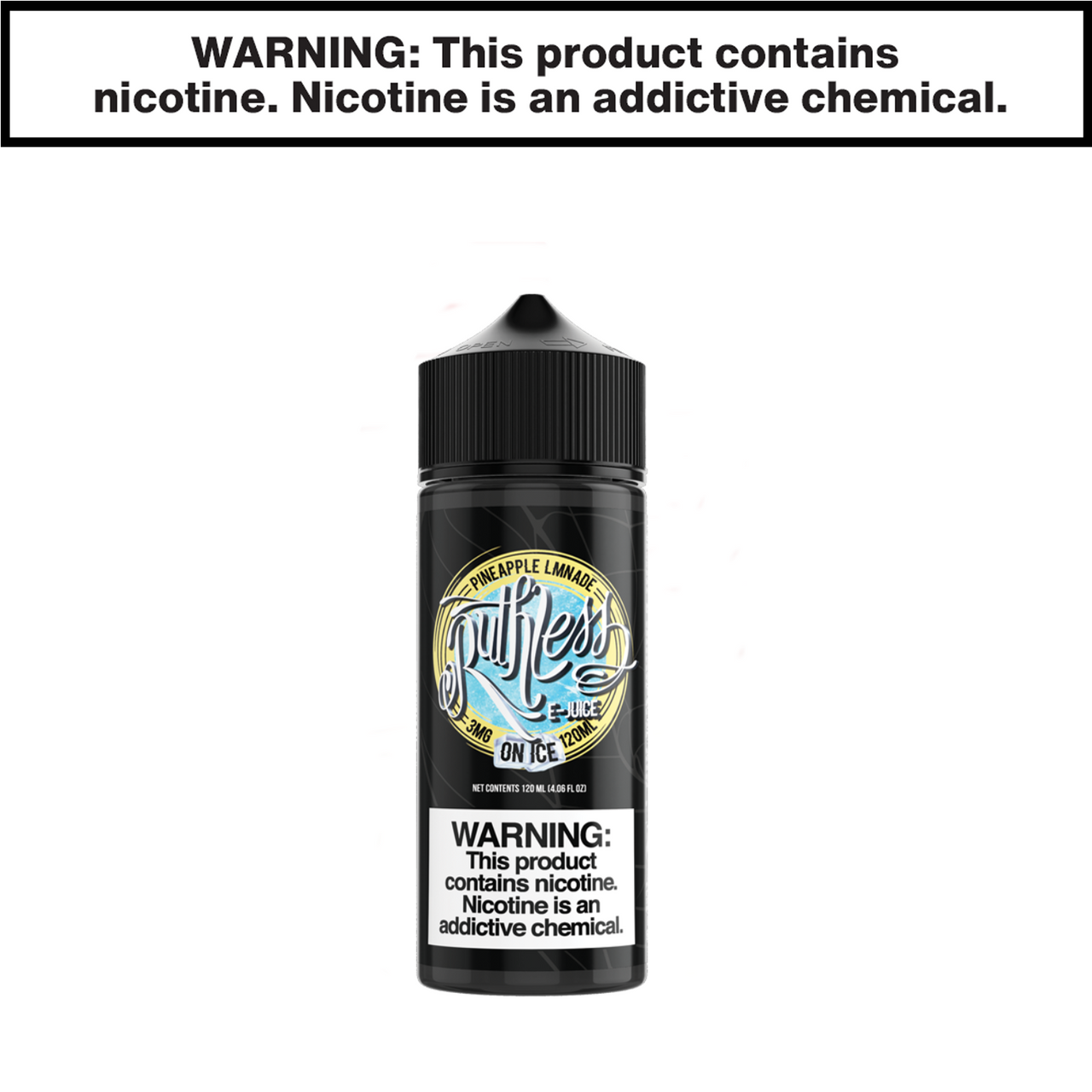 Pineapple Lmnade on ice Ruthless eJuice 120mL Freebase