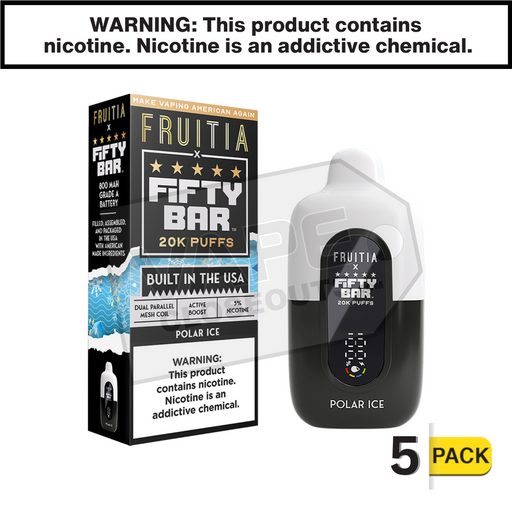Fifty Bar Fruitia 20K Disposable Vape Fifty Bar Fruitia 20K Disposable Vape