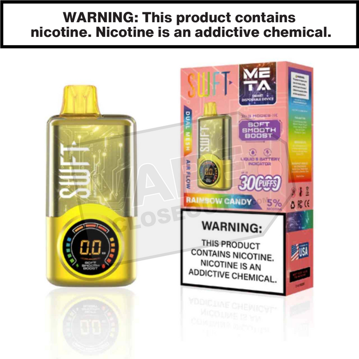 Rainbow Candy SWFT Meta 30K Disposable Vape Rainbow Candy SWFT Meta 30K Disposable Vape