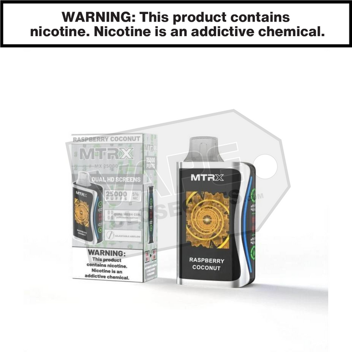 Raspberry Coconut MTRX MX 25000 Disposable Vape Raspberry Coconut MTRX MX 25000 Disposable Vape
