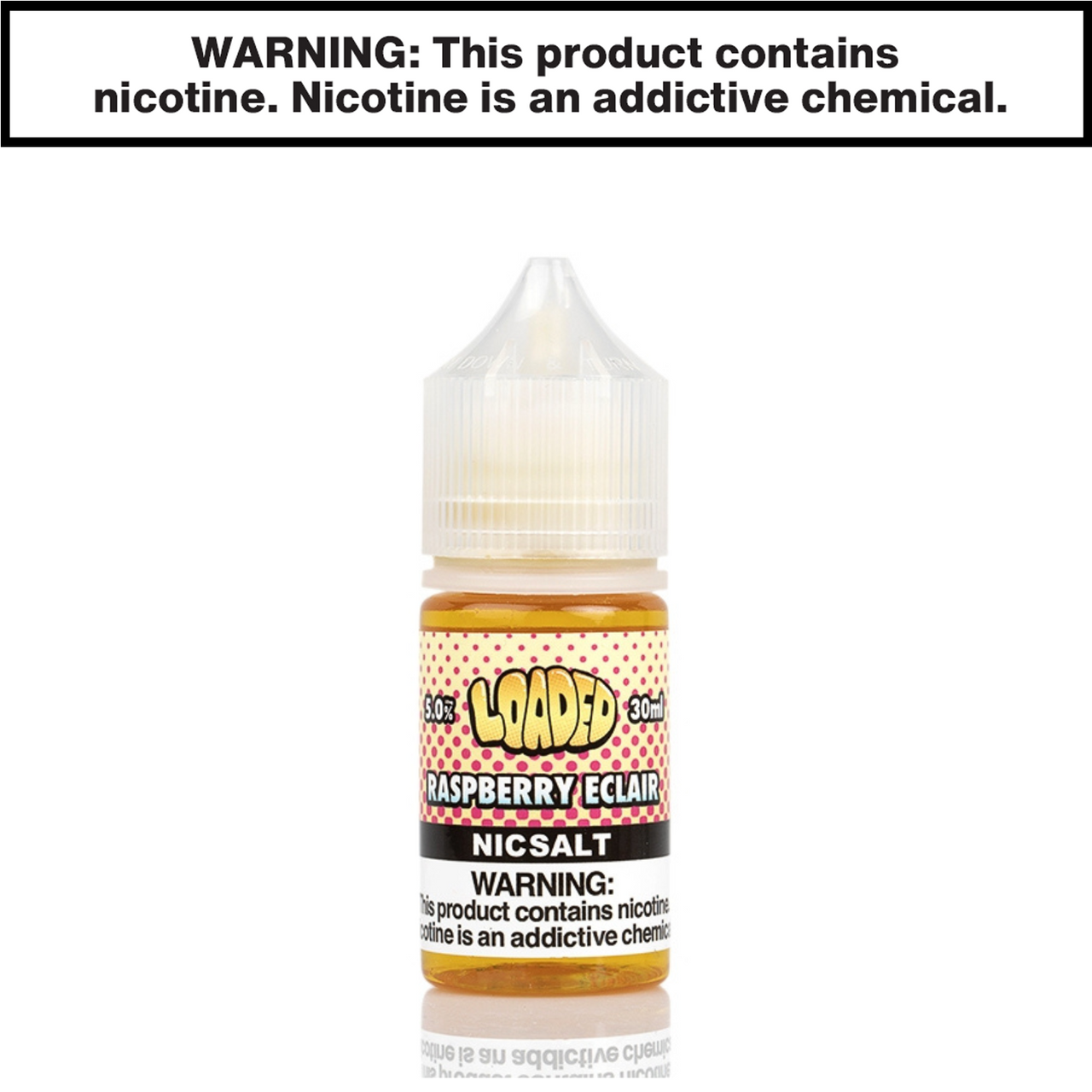 Raspberry eclair Loaded eJuice 30mL Salt Nic