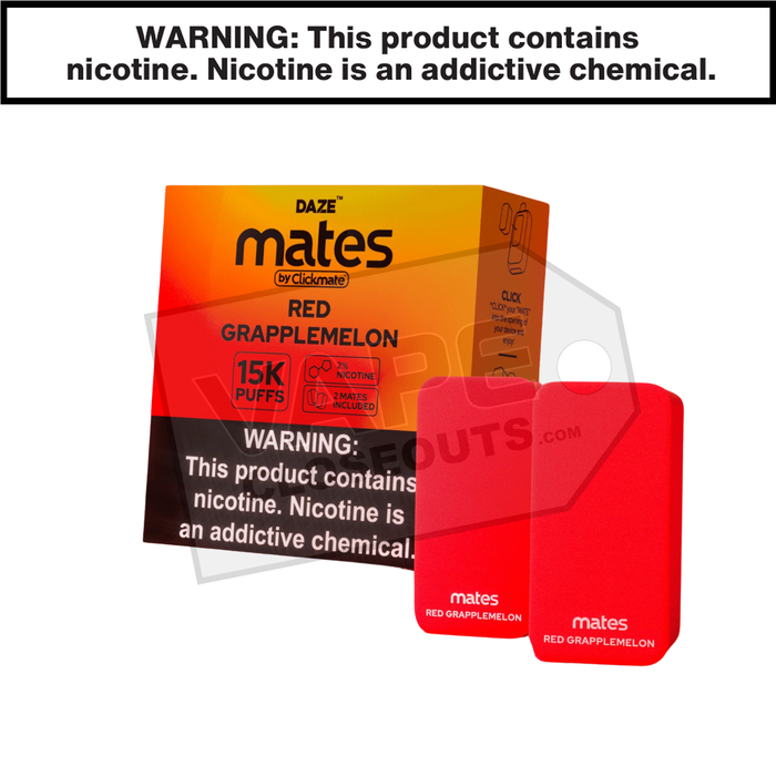 Red Grapplemelon 7 Daze Clickmate Mates Pods 2% Nicotine