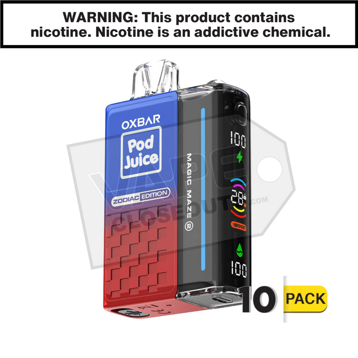 Rocket Pop Oxbar Magic Maze ZERO Nicotine 30K Pod Disposable Vape! Rocket Pop Oxbar Magic Maze ZERO Nicotine 30K Pod Disposable Vape!