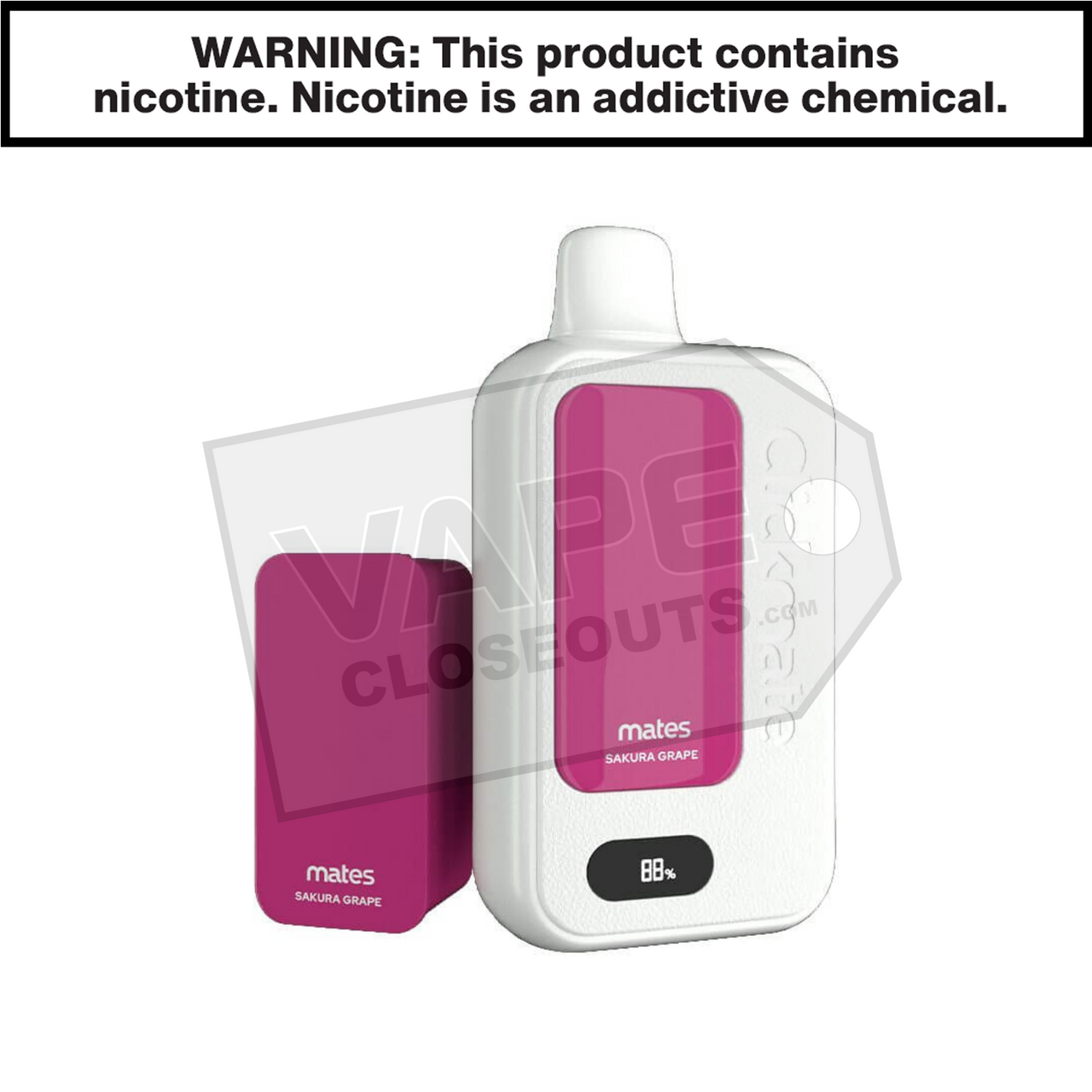 Sakura Grape Clickmate 15000 Disposable Vape Kit