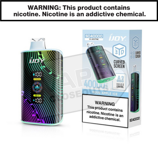 Sour Apple Ice iJoy Bar SD40000 Disposable Vape
