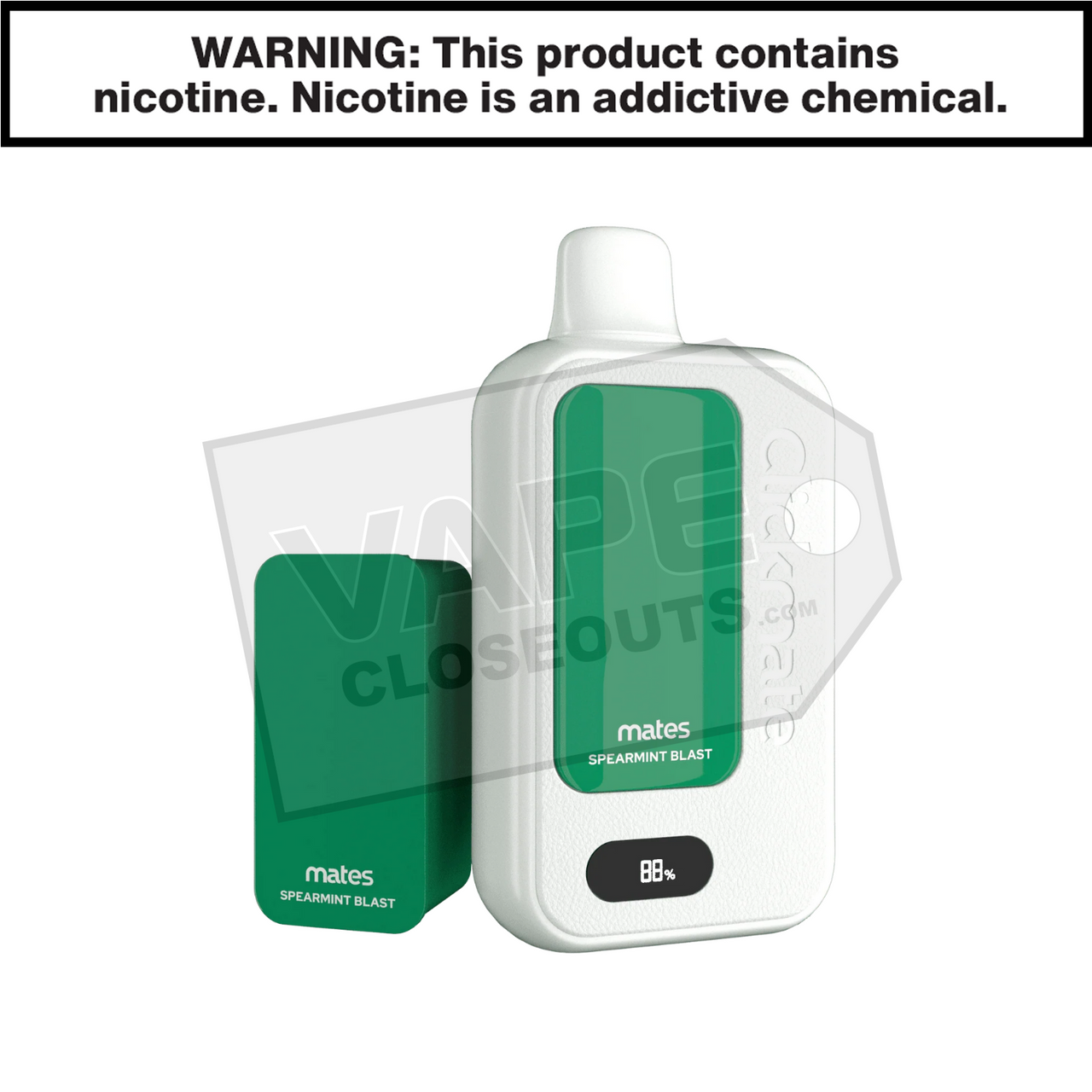 7Daze Spearmint Blast Clickmate 15000 Disposable Vape Kit