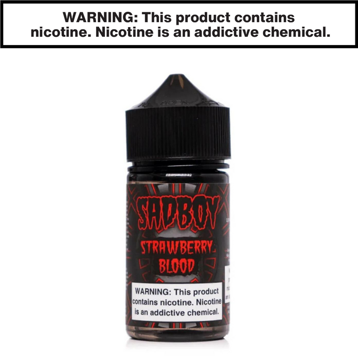 strawberry blood sadboy freebase ejuice 60ML