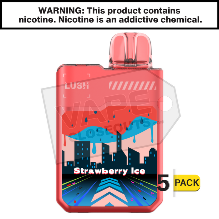 Strawberry Ice Geek Bar Digiflavor Lush 20K Disposable Vape
