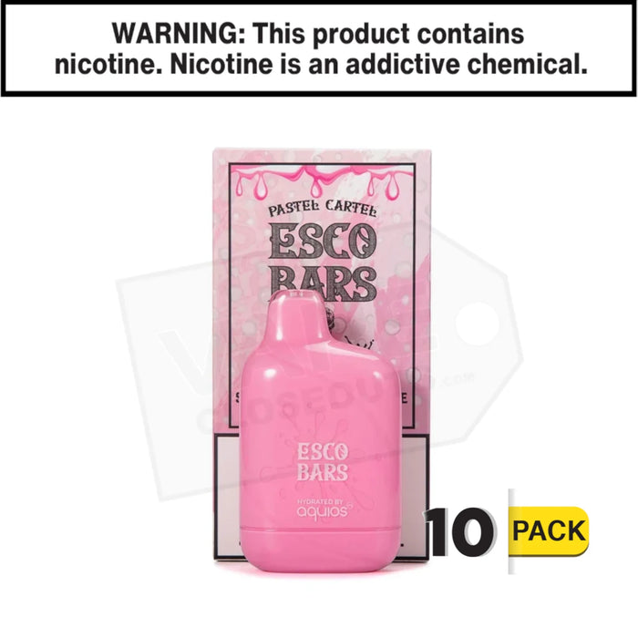 Esco Bars Aquios | Strawberry Milkshake | 6000 Puff Disposable Vape Esco Bars Aquios | Strawberry Milkshake | 6000 Puff Disposable Vape