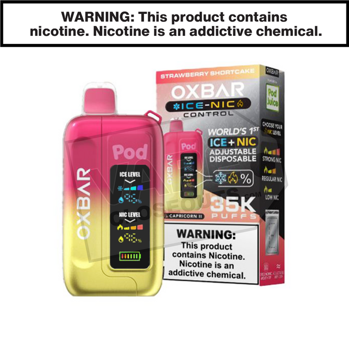Strawberry Shortcake OXBAR X Pod Juice Ice-Nic Control 35K Strawberry Shortcake OXBAR X Pod Juice Ice-Nic Control 35K