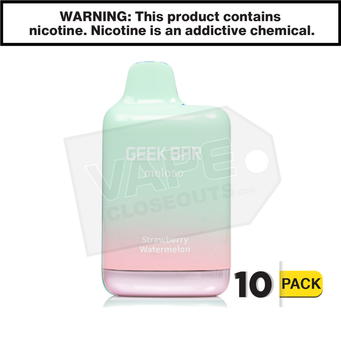 Strawberry Watermelon Geek Bar Meloso Max Disposable Vape Strawberry Watermelon Geek Bar Meloso Max Disposable Vape