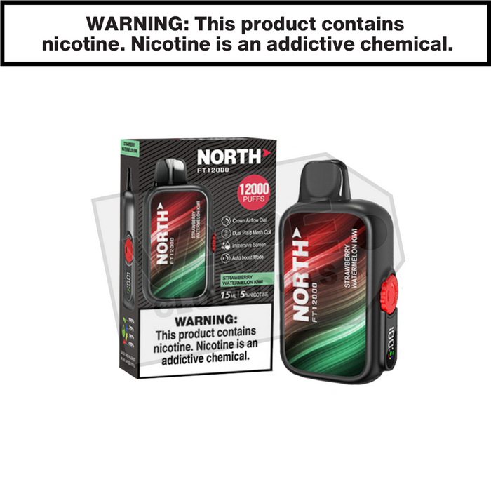 Strawberry Watermelon Kiwi North Disposable Vape