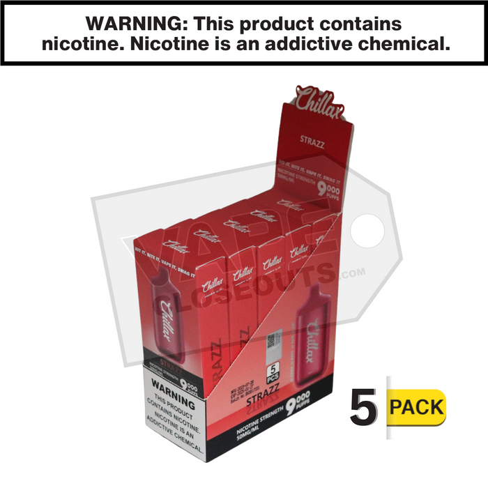 Strazz Chillax 9000 Disposable Vape Strazz Chillax 9000 Disposable Vape