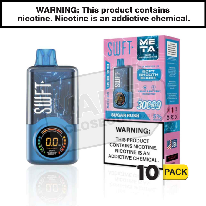 Sugar Rush SWFT Meta 30K Disposable Vape Sugar Rush SWFT Meta 30K Disposable Vape