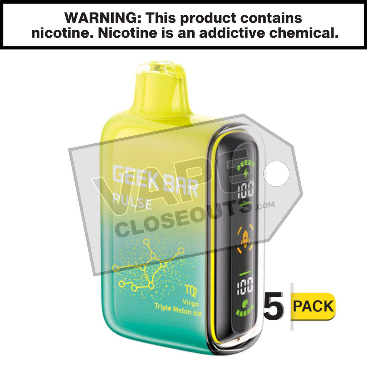 Triple Melon Ice Geek Bar Pulse Disposable Vape Triple Melon Ice Geek Bar Pulse Disposable Vape