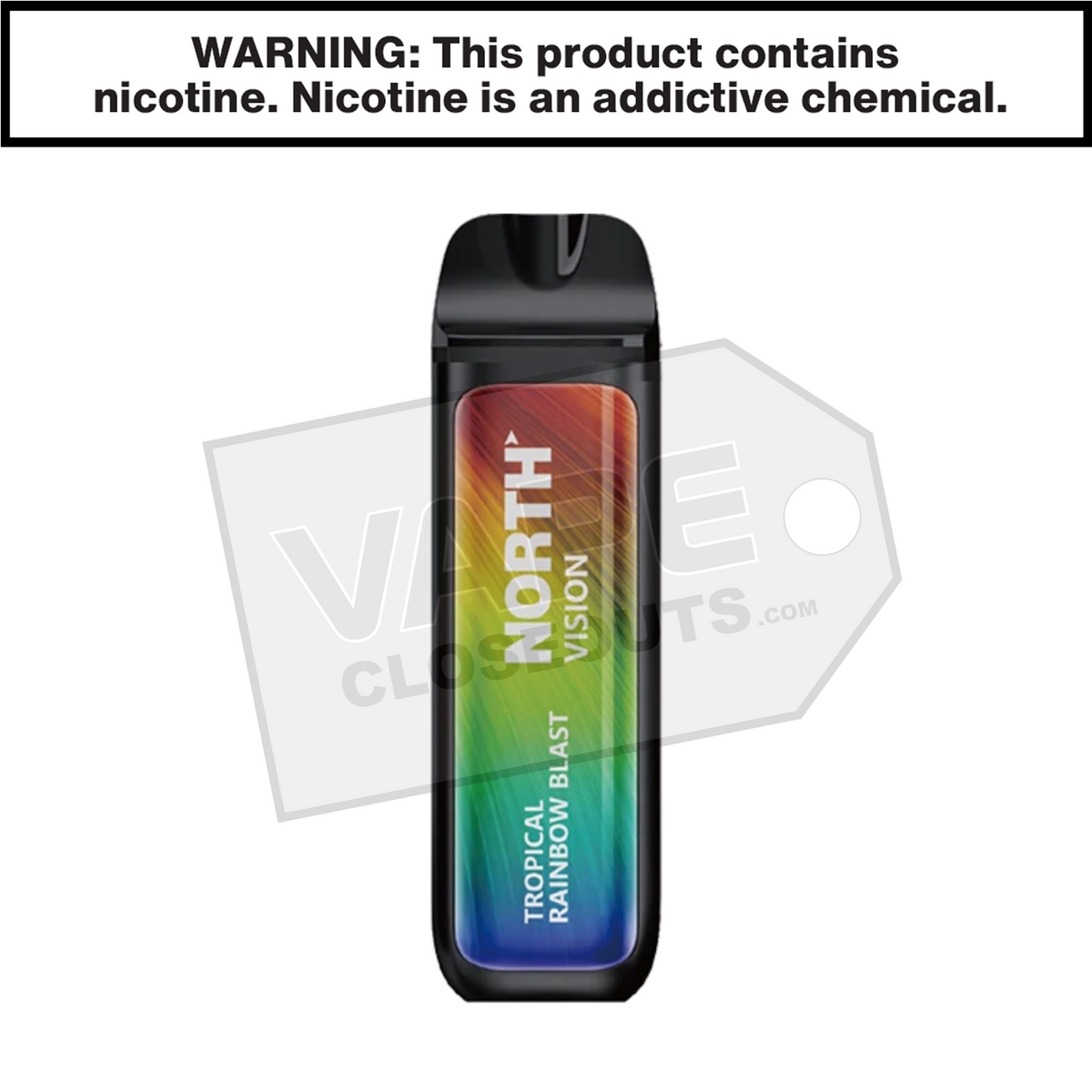 Tropical Rainbow Blast North Vision 15k Disposable Vape Tropical Rainbow Blast North Vision 15k Disposable Vape