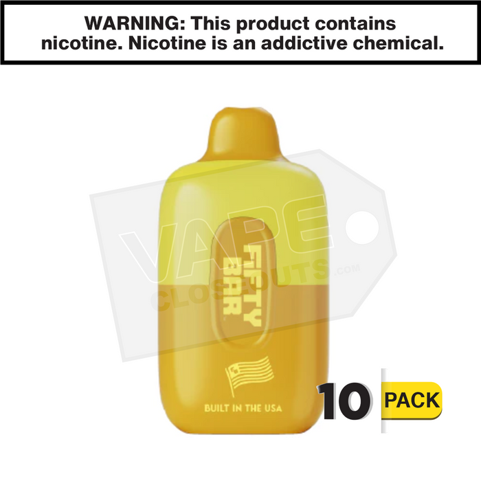 Vanilla Custard Fifty Bar Disposable Vape Vanilla Custard Fifty Bar Disposable Vape