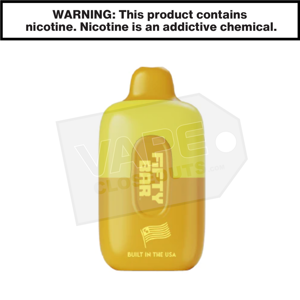 Vanilla Custard Fifty Bar Disposable Vape Vanilla Custard Fifty Bar Disposable Vape