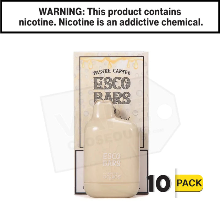 Esco Bars Aquios | Vanilla Custard | 6000 Puff Disposable Vape Esco Bars Aquios | Vanilla Custard | 6000 Puff Disposable Vape