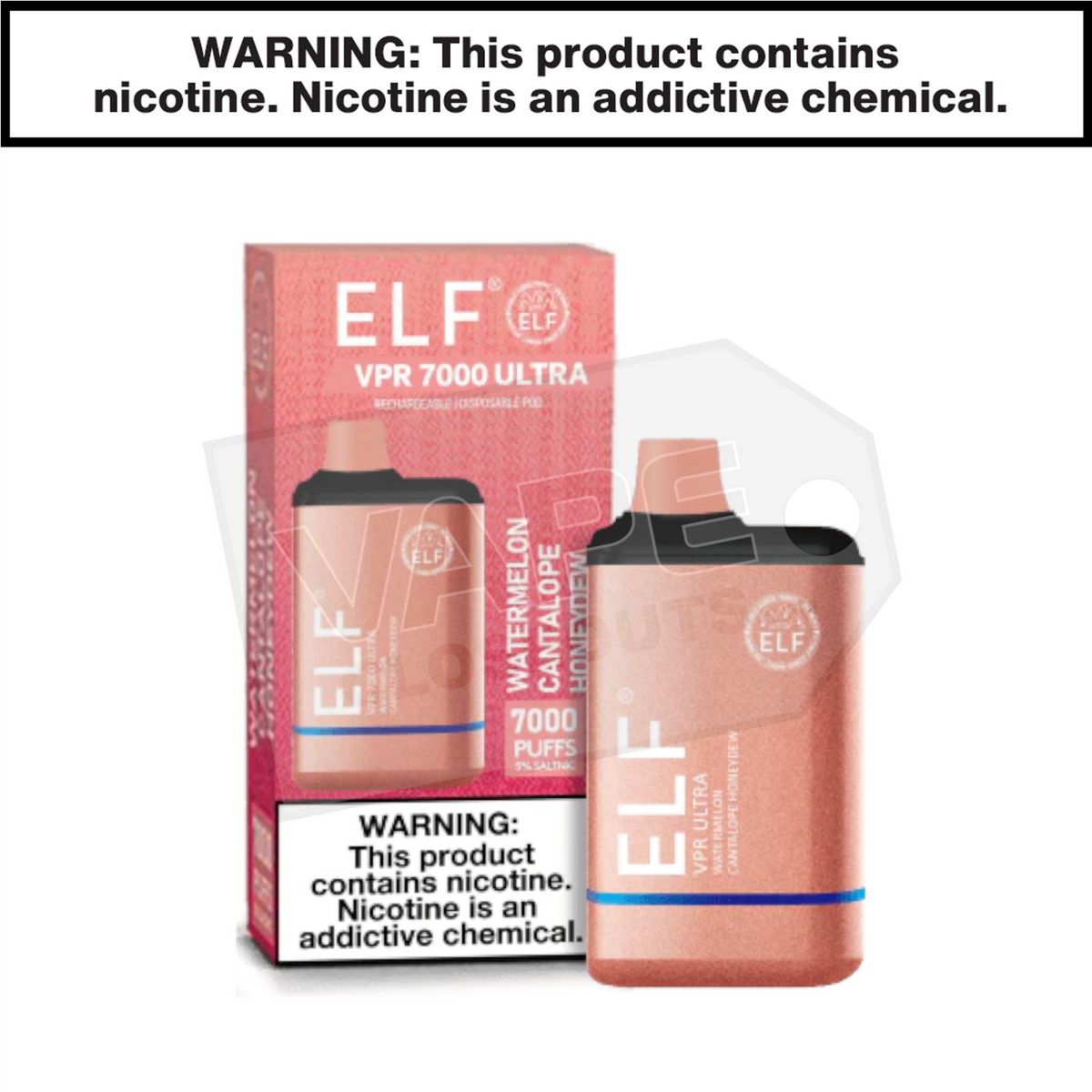 Watermelon Cantaloupe Honeydew ELF VPR 7000 Ultra Watermelon Cantaloupe Honeydew ELF VPR 7000 Ultra
