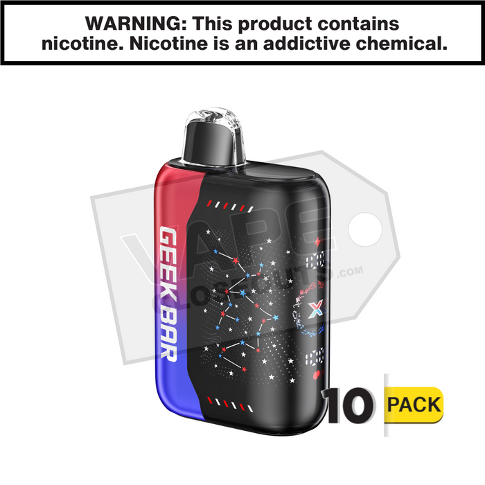 Watermelon Ice Geek Bar Pulse X 25K Disposable Vape (Patriot Edition) Watermelon Ice Geek Bar Pulse X 25K Disposable Vape (Patriot Edition)
