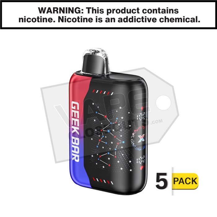 Watermelon Ice Geek Bar Pulse X 25K Disposable Vape (Patriot Edition) Watermelon Ice Geek Bar Pulse X 25K Disposable Vape (Patriot Edition)